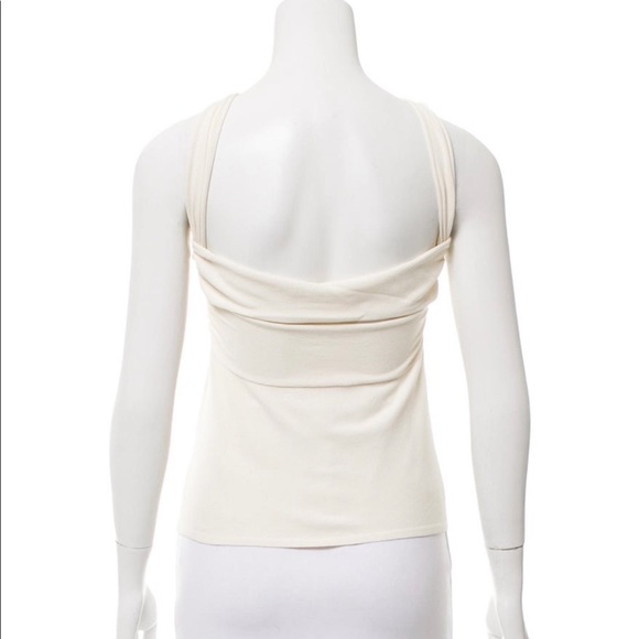 Valentino Sleeveless Ruched Top - Picture 3 of 3
